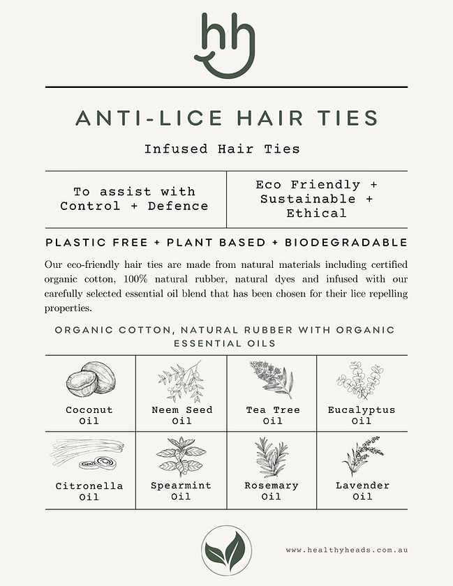 Anti Lice Hair Ties (10pk)